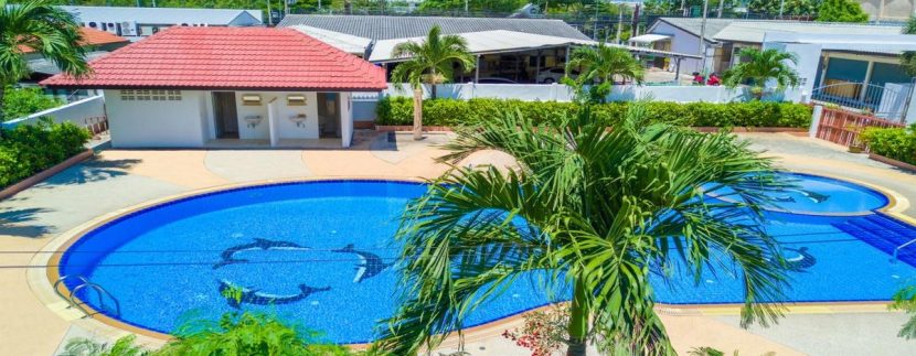 บ้านพักพัทยามีสระว่ายน้ำ14