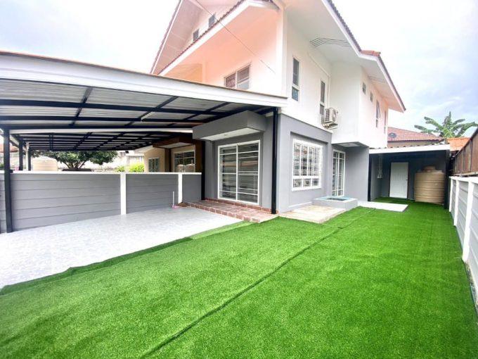 บ้านแฝดพัทยา ทำเลดีใกล้ทางรถไฟ บ้านแฝดพัทยาเนื้อที่กว้าง