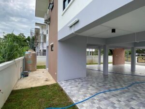 บ้านสร้างใหม่ บางเสร่ ใกล้พัทยา ทรงโมเดิร์นสไตล์พูลวิลล่า