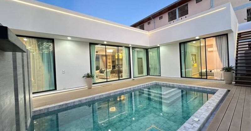 New Pool Villa for Sale in Pattaya 3beds 3baths