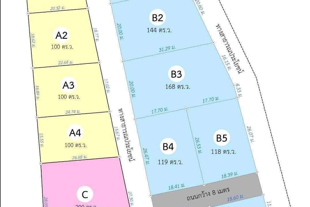 ที่ดินฝั่งทะเลจอมเทียนติดมัลดีฟ2งานแพลน