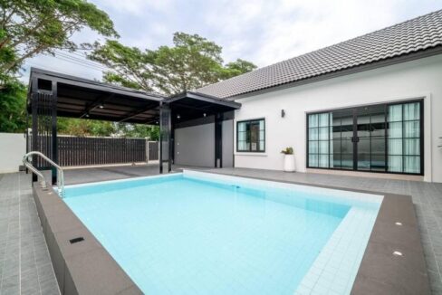 บ้านพูลวิลล่าสไตล์นอร์ดิกพัทยา1