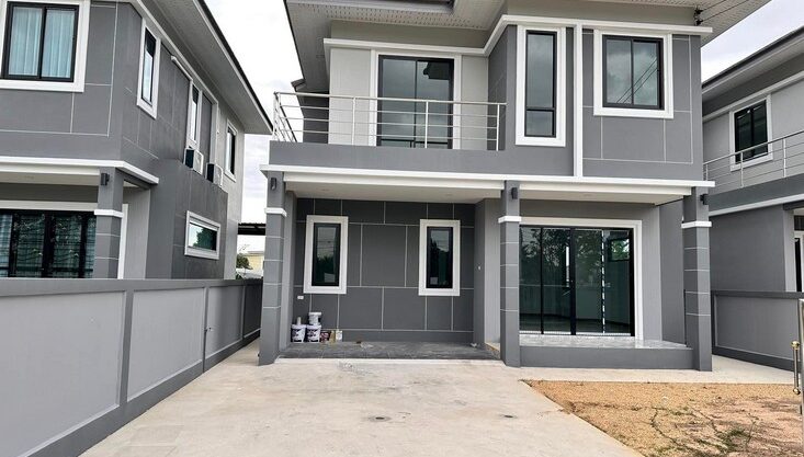 ขายบ้านสร้างใหม่พัทยา 4ห้องนอน 3ห้องน้ำ พัทยาใกล้เทศบาลหนองปลาไหลพัทยา