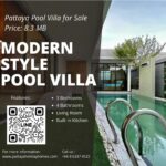 Pattaya Modern Nordic Style Pool Villa for Sale 3bedrooms 4bathrooms