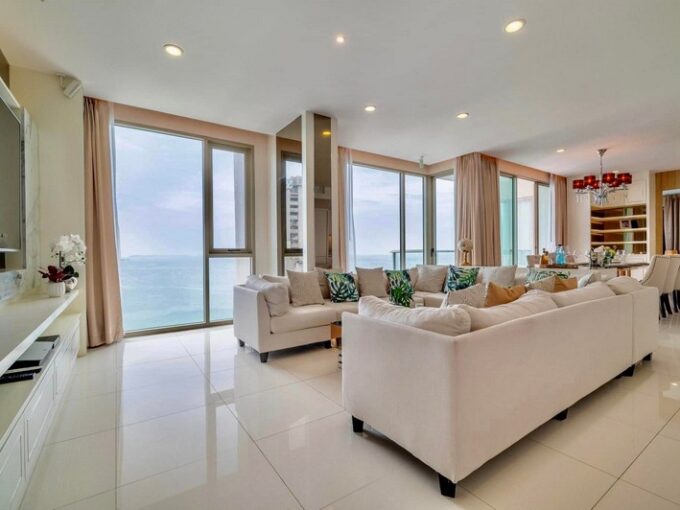 penthouse condo in pattaya for sale 3bedrooms 3bathrooms