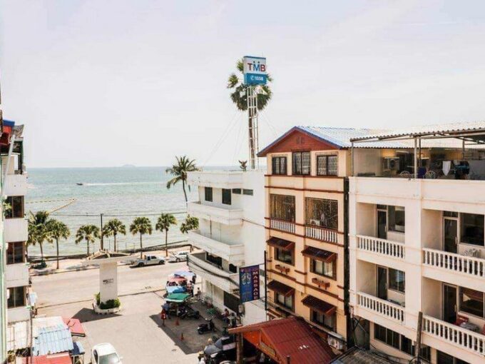 Hotel for sale in Pattaya, located near Jomtien Beach, just 50 meters from the sea