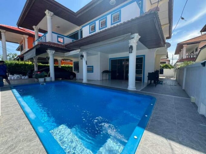 บ้านฝั่งทะเลพัทยา ใกล้ทะเลจอมเทียน 80 ตารางวา 4ห้องนอน 3ห้องน้ำ