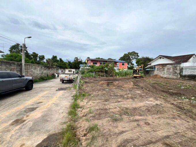 ที่ดินพัทยา ทำเลดีมาก ใกล้สุขุมวิท ซอยตรงข้ามสุขาวดี ขนาด 110 ตารางวา