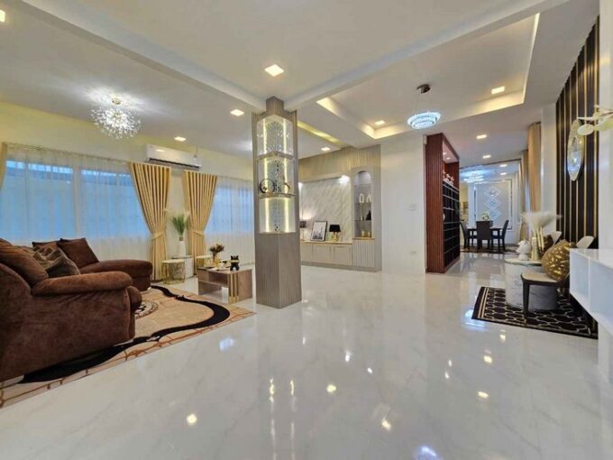 บ้านเดี่ยวโรงโป๊ะตะเคียนเตี้ยพัทยา บ้านสวยตกแต่งภายในมืออาชีพ 3ห้องนอน 2ห้องน้ำ