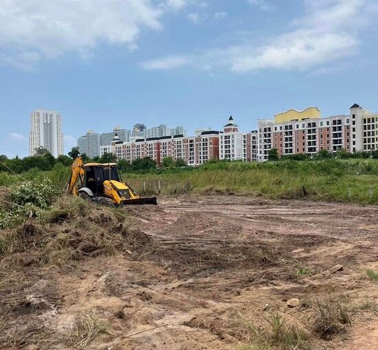 ที่ดินใกล้หาดจอมเทียนพัทยาราคาถูก 206 ตารางวา