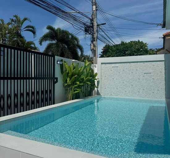 บ้านพูลวิลล่า พัทยา ซอยเนินพลับหวาน ขนาด 75 ตารางวา