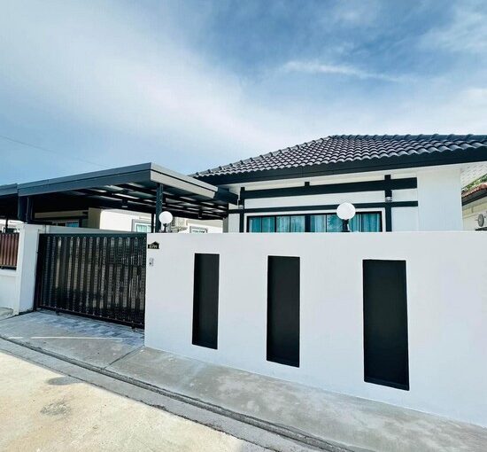 บ้านเดี่ยวพัทยา ใกล้สุขุมวิท ทำเลดี น้ำไม่ท่วม 3ห้องนอน 2ห้องน้ำ