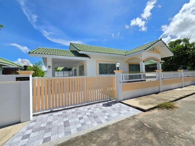 บ้านเดี่ยวโรงโป๊ะพัทยา บ้านเดี่ยวรีโนเวทตกแต่งทันสมัยพร้อมเฟอร์นิเจอร์ ขนาด 52 ตารางวา