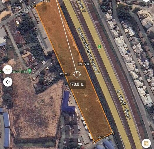 Prime location of  land for sale in the heart of Pattaya City, in close proximity to the motorway and Raiwanasin Market; such pricing is rare to encounter