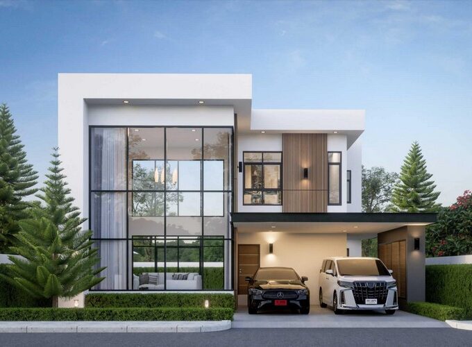 Modern Style Pool Villa for Sale in Pattaya 3bedrooms 3bathrooms