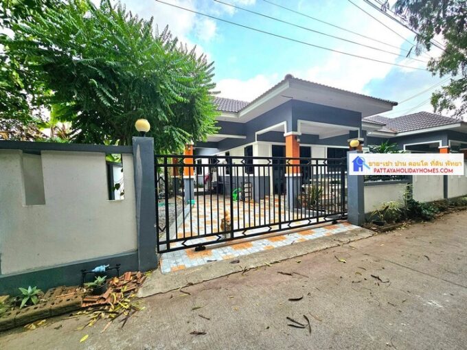 Modern single-family home in Pattaya, featuring 2 bedrooms and 2 bathrooms, located in Chaiyaphruek 2-Khao Makok