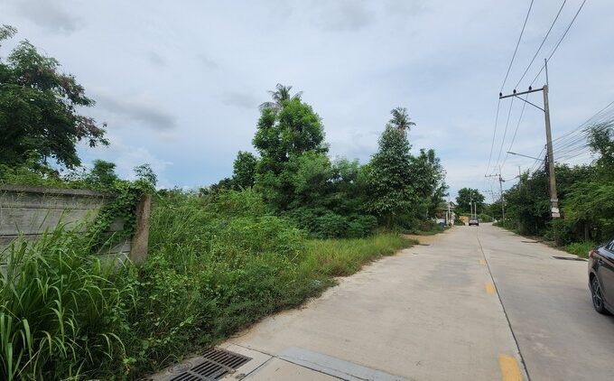 ขายที่ดินนาเกลือพัทยา ใกล้เลียบทางรถไฟ ขนาด 251 ตารางวา