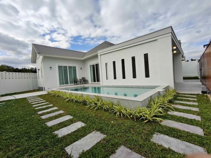 บ้านพูลวิลล่าใกล้อ่างเก็บน้ำมาบประชัน