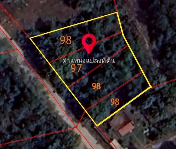 ที่ดินใกล้ทะเลทำเลทอง ที่ดินใกล้ชายหาดนาจอมเทียนพัทยา ห่างจากทะเลเพียง 300เมตร ขนาด 391 ตารางวา เหมาะสำหรับสร้างรีสอร์ท หรือ พูลวิลล่า