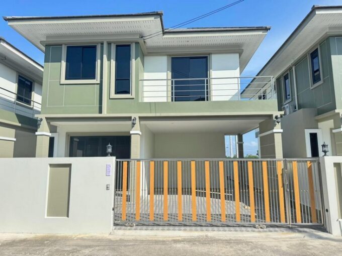 บ้านเดี่ยวพัทยาสร้างใหม่ใกล้เทศบาลหนองปลาไหล