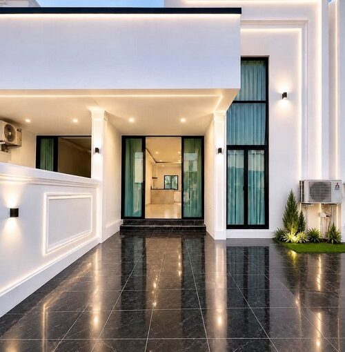 Modern Design Townhome for Sale in Soi Siam Country Club Pattaya 2bedrooms 2bathrooms - No Flood Zone